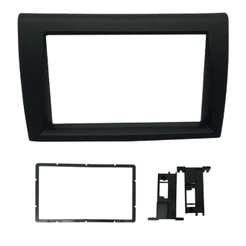 Moldura 7" Central Painel DVD 2 Din Fiat Bravo G2 2010/2016 Preta Fiamon Padrão Chinês E Japonês