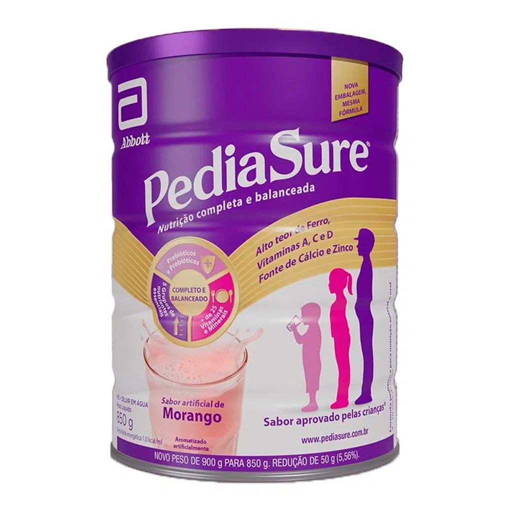 PediaSure Morango 850g em Oferta na Shopee
