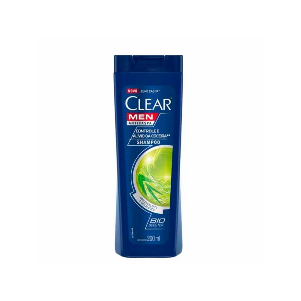 Shampoo Anticaspa Clear Men Controle Coceira 200Ml em Oferta na Shopee