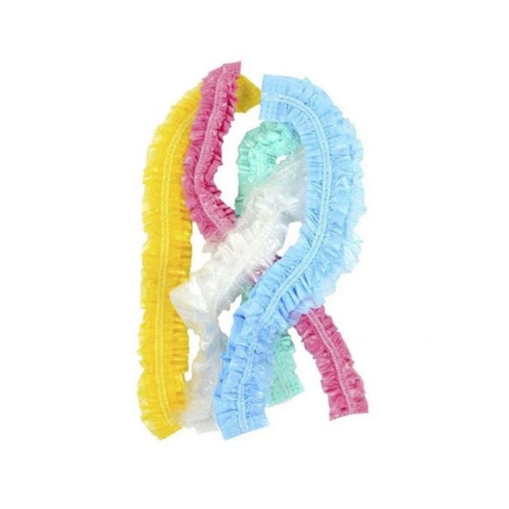 Touca Plástica Descartável Santa Clara Colorida c/50un