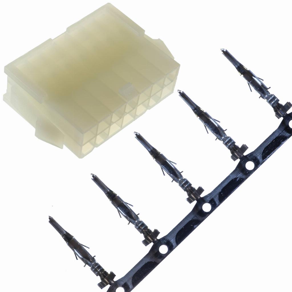 20 Kits Terminal e Alojamento Fêmea Mini Fit 14 Vias 4,20mm