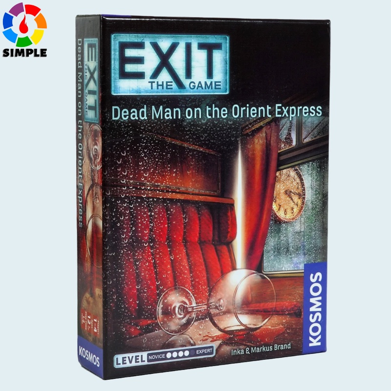 Dead Man on The Orient Express | Exit: The Game - A Kosmos Game | Family-Friendly, Card-Based at-Home Escape Room Experi