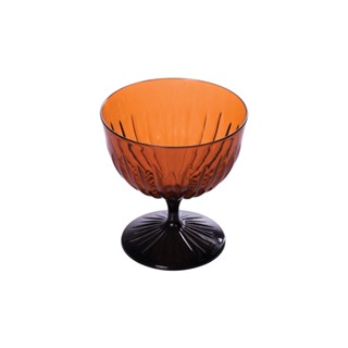 Taça Sobremesa Lapidada 350 ml Caramelo