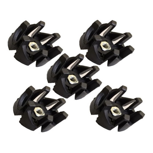 Kit Com 5 Arrastes Copo Mondial L-850 L-900 L-1000 Modelo Com Haste Longa Acompanha Porcas