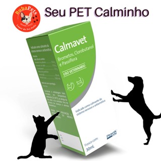 Calmante Natural Gatos e Cachorros Calmavet 30ml - Provets