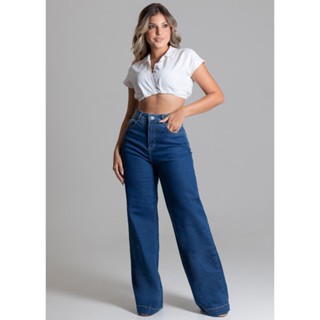 Calça Jeans Sawary Wide Leg - 275635