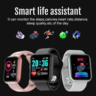 Y68/D20 Smartwatch Relógio Inteligente USB Bluetooth Com Monitor De Freqüência Cardíaca