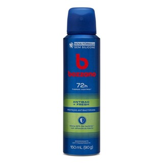 Desodorante Bozzano Antibac e Fresh Aerossol Antitranspirante Masculino 150ml