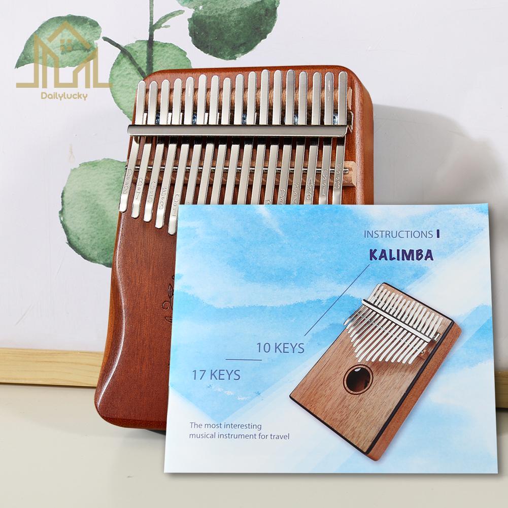 Kalimba Sheet Thumb Piano Texto Livro De Instrumentos Musicais Para Iniciantes [Dailylucky.br-DLY]