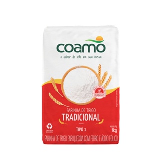 Farinha de Trigo Tipo 1 Tradicional 5kg Coamo em Oferta na Shopee