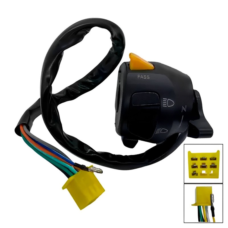 Punho Chave De Luz Seta Suzuki Yes 125 2008 2009 2010 Modelo Original Esquerdo — imagem 2 de 2
