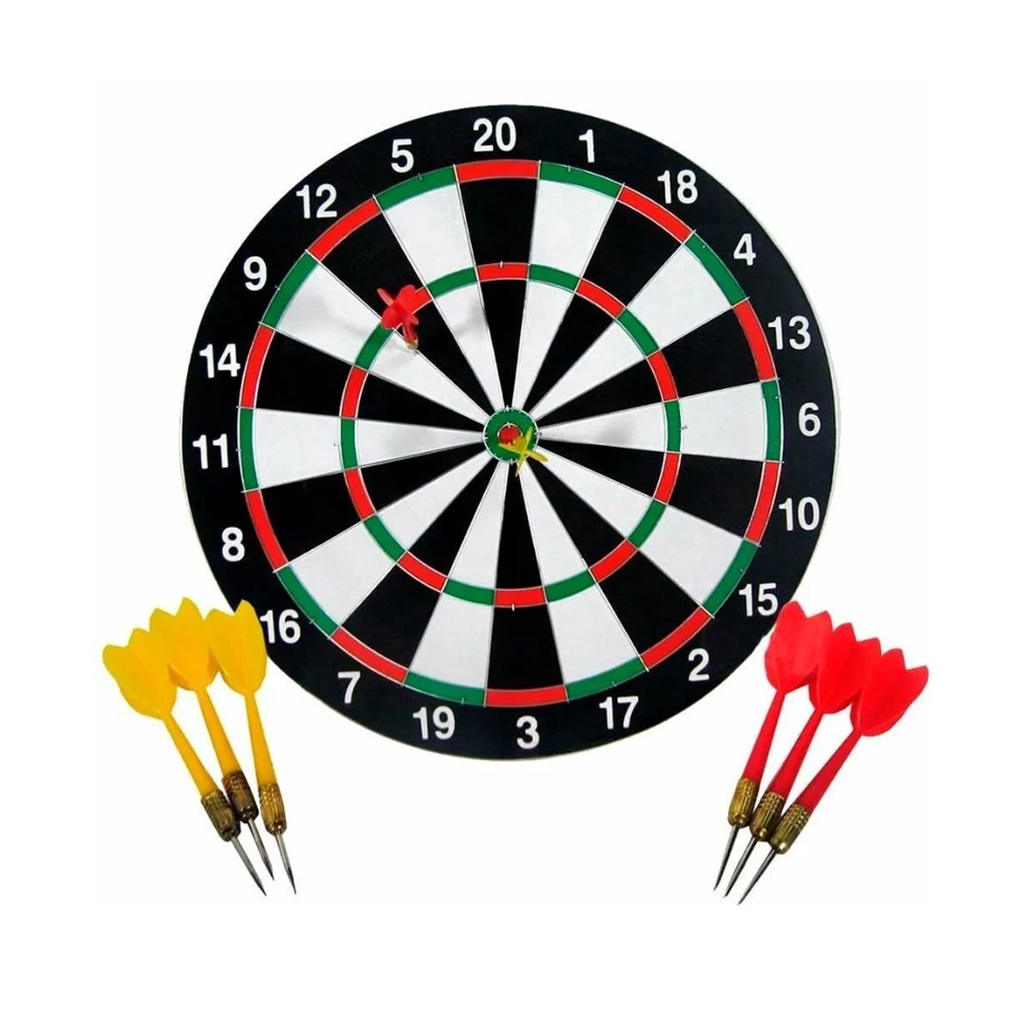 Jogo de Dardos 37cm Tiro Ao Alvo Tabuleiro