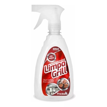 Limpa Chapa Grelha Grill Forno Sem Esforço 500ml Borrifador
