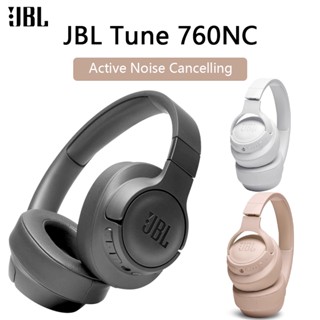 Fone De Ouvido Sem Fio Original JBL Tune 760NC Ruído Ativo Cancelando Esportes De Jogo T760NC Bluetooth Com Microfone