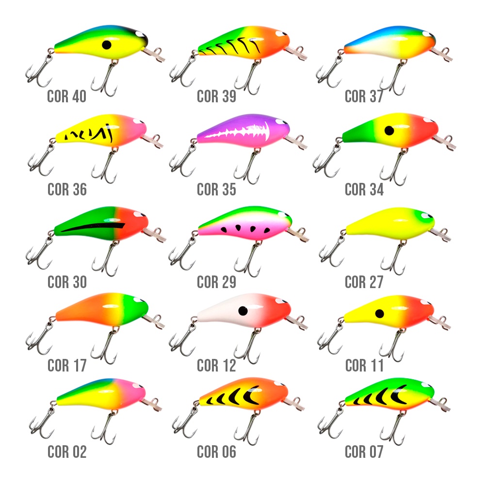 Isca Artificial Biru 85 Barbela Longa - Tchê Iscas em Oferta na Shopee