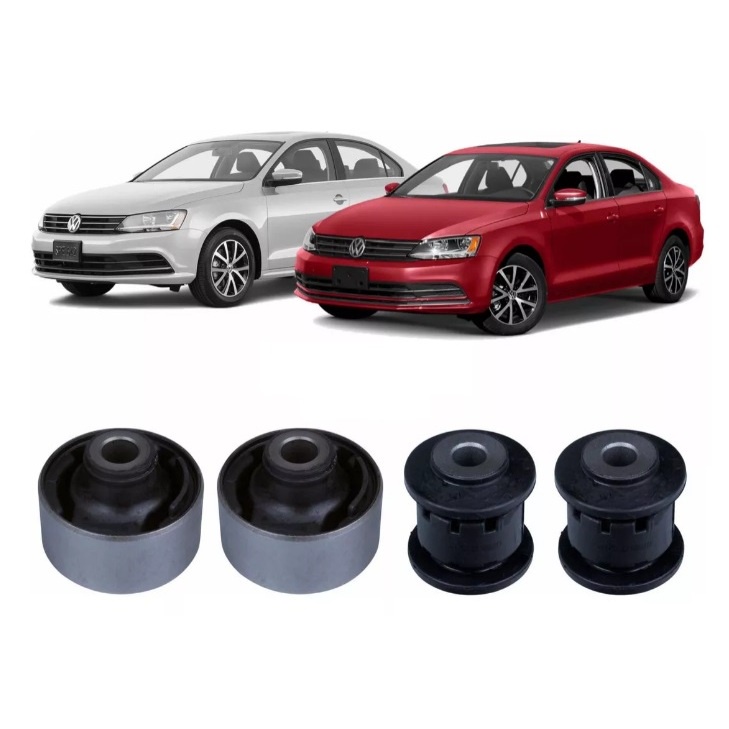 Kit 4 Buchas da Bandeja Jetta 2012/ A3 2014/ fusca 2013/ Golf 2014/