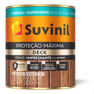Verniz Proteção Máxima Deck Brilhante Natural Suvinil 900ml em Oferta na Shopee