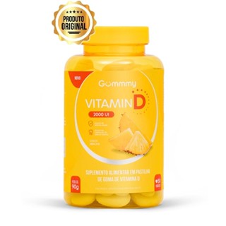 Suplemento Alimentar Gummy Vitamina D Sabor Abacaxi C/30uni