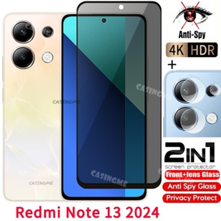 Redmi Note 13 2024 Vidro Temperado Privado Anti-Espionagem Protetor De Tela Película De Privacidade Para Note13 4G Note13 RedmiNote13 13 Pro 13Pro 5G