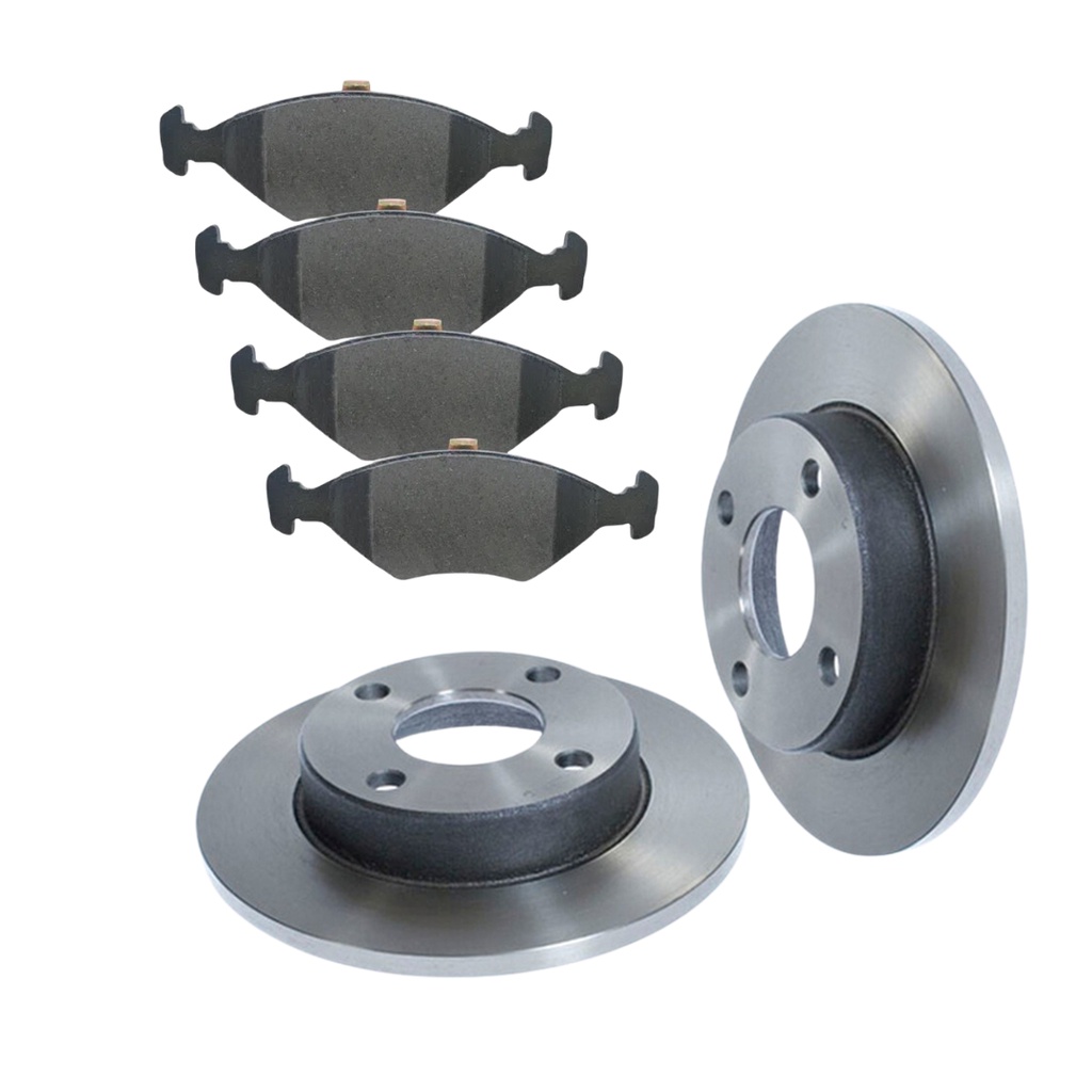 Disco Freio Solido + Jogo Pastilha Fiesta e Ka 1996 até 2016 1.0 1.3 8v em Oferta na Shopee
