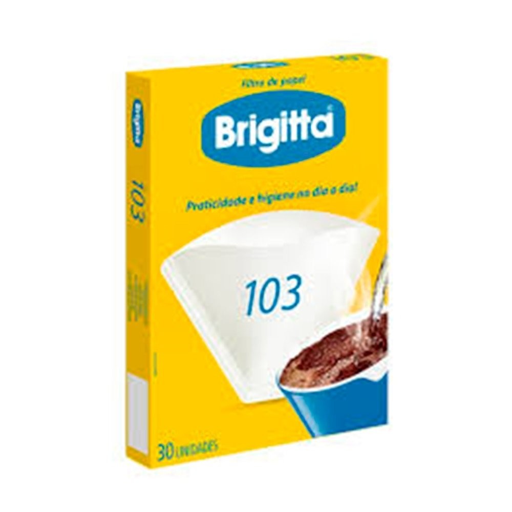Filtro De Papel Brigitta 103 - 6 pacotes c/ 30 unidades em Oferta na Shopee