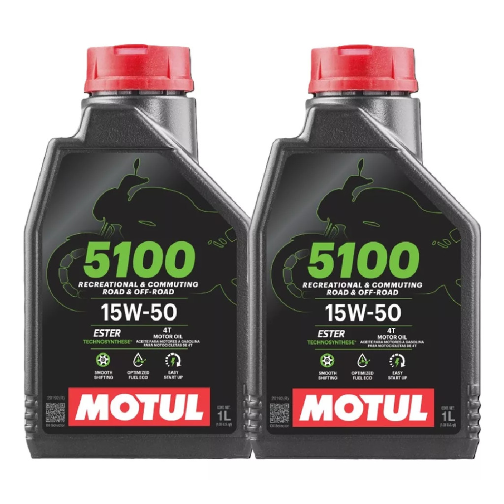 KIT 2 OLEO MOTUL 5100 4T 15W50 em Oferta na Shopee