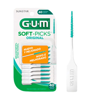 Escova Interdental Gum Soft Picks Com 40 Unidades - em Oferta na Shopee