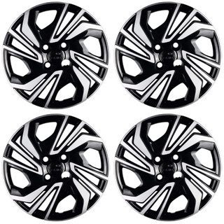 Calota Aro 15" Preto/Prata Mod Onix 23/24 (Jogo c/ 4 Calotas) Grid - 380CP-PBP-E