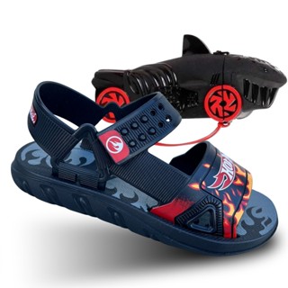 Sandalia de Menino Grendene Kids Papete Infantil Masculina HotWheels 23058 em Oferta na Shopee