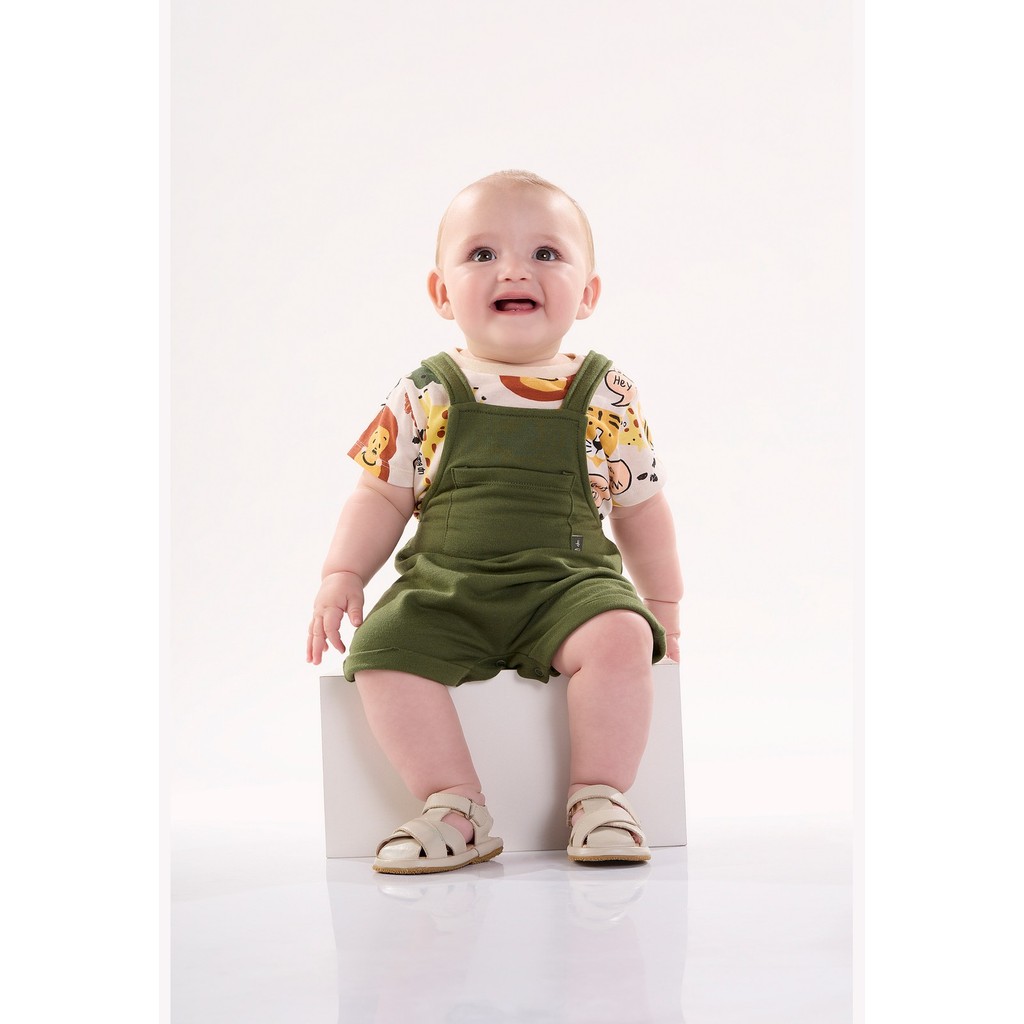 Conjunto para Bebê Menino com Jardineira e Body Up Baby - Baby & Kids Fashion