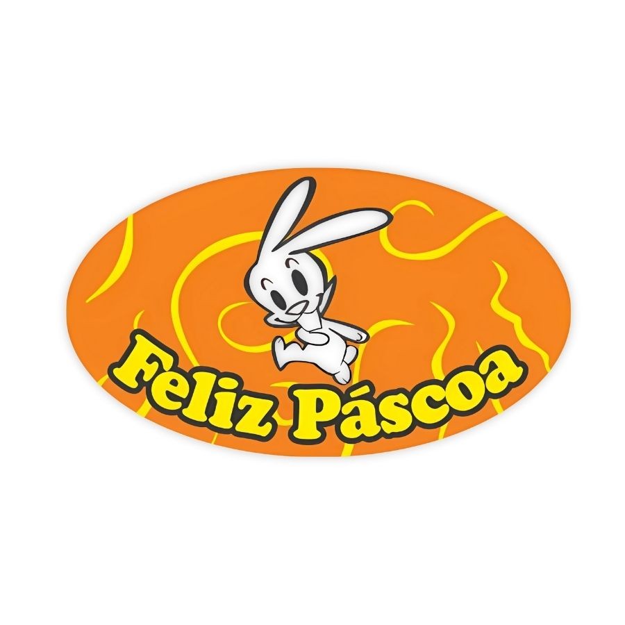 Etiqueta Adesiva - Páscoa Laranja - 3cm - 100 unidades - Rizzo em Oferta na Shopee