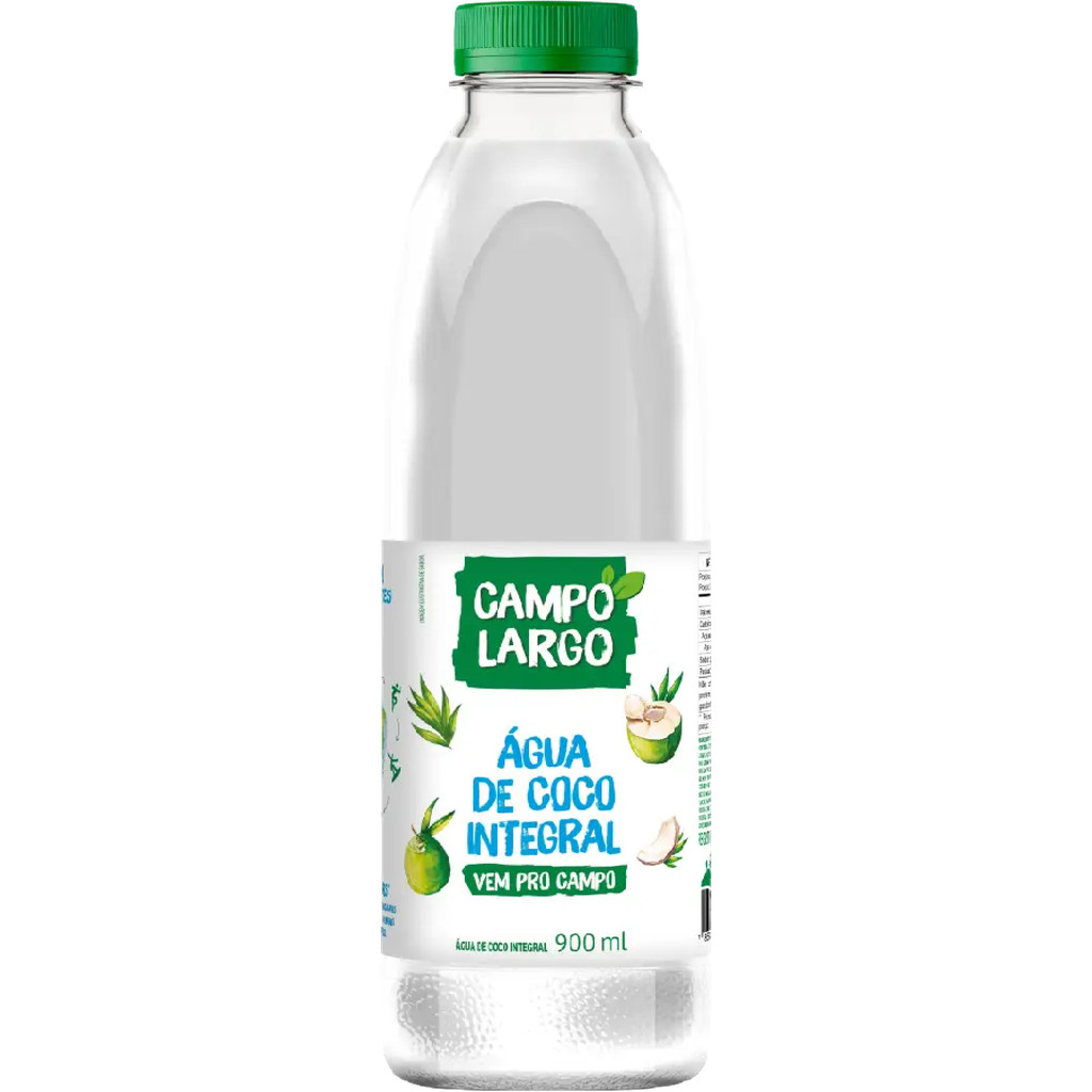 Água de Coco Integral - Garrafa Plástica - 900ml - Campo Largo