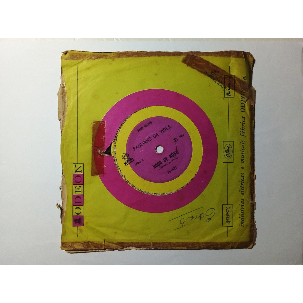 Vinil 7 Pol. Paulinho Da Viola - Foi Um Rio Que Passou Em Minha Vida - Ag25