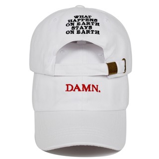 DAMN Verão Primavera Chapéu Bordado Terra Pai Para Mulheres Hip Hop Hat Kendrick Lamar Rapper Snapback Baseball