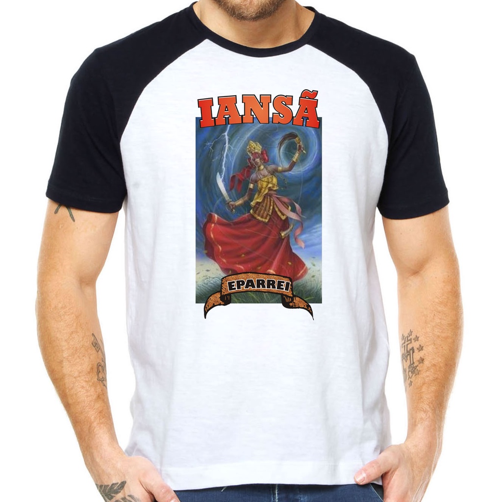 Camiseta iansa orixa camisa religião tshirt