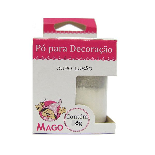 Pó para decoração ouro ilusao 8g Mago - Food & Beverages
