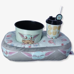 Kit Pipoca Infantil Baby Yoda - Star Wars