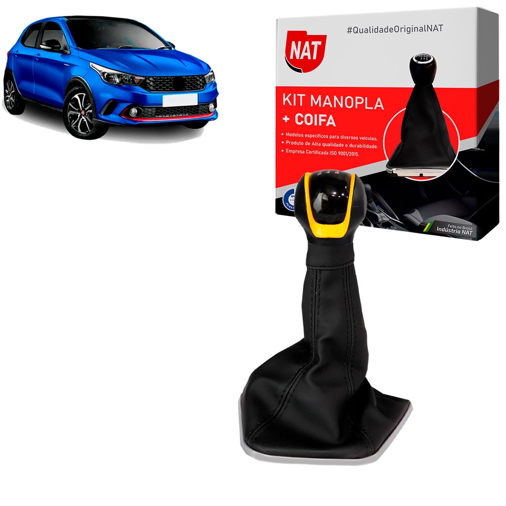 Manopla + Coifa Fiat Argo E Cronos Ano 2017 Até 2021 em Oferta na Shopee