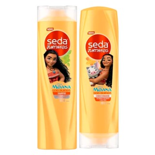Kit Shampoo + Condicionador Infantil Seda Juntinhos Moana Cachos Encantados 300ml