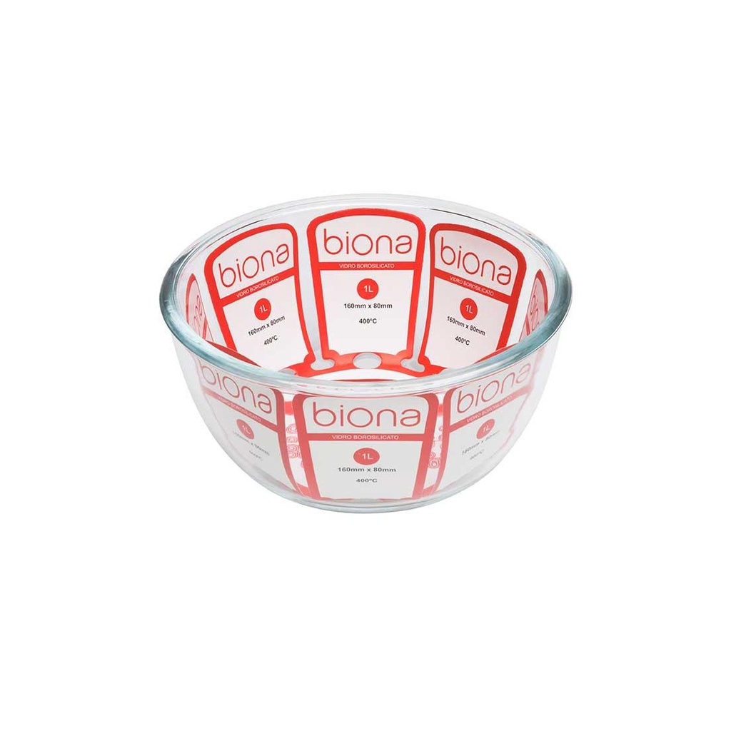 Tigela De Vidro Redonda 1 L em Oferta na Shopee