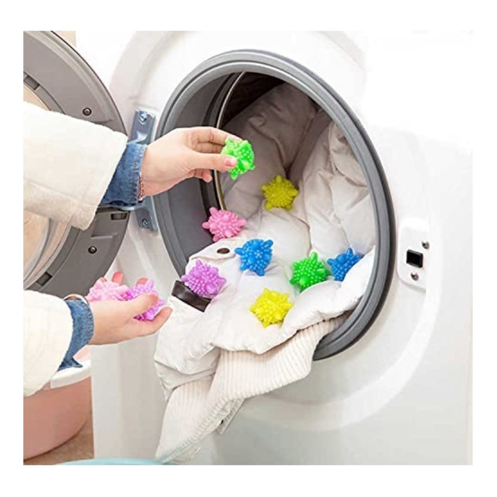 Esferas Bolinhas Mágicas Para Lavar Roupas Magic Ball Kit com 6 Unidades