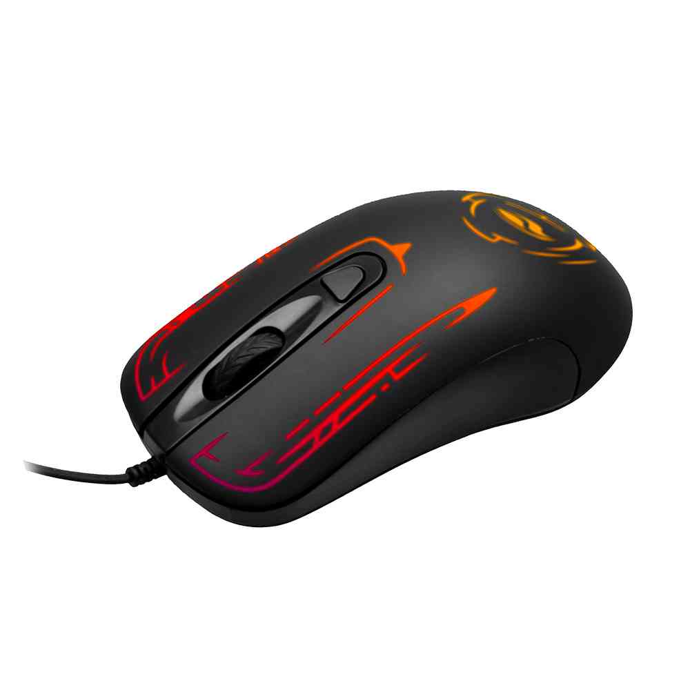 Mouse USB Gamer C3Tech 2400Dpi 4 Botões com Iluminação LED - MG-12BK