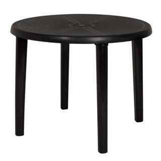 Mesa Mor 15151451 Plástica Redonda Desmontável
