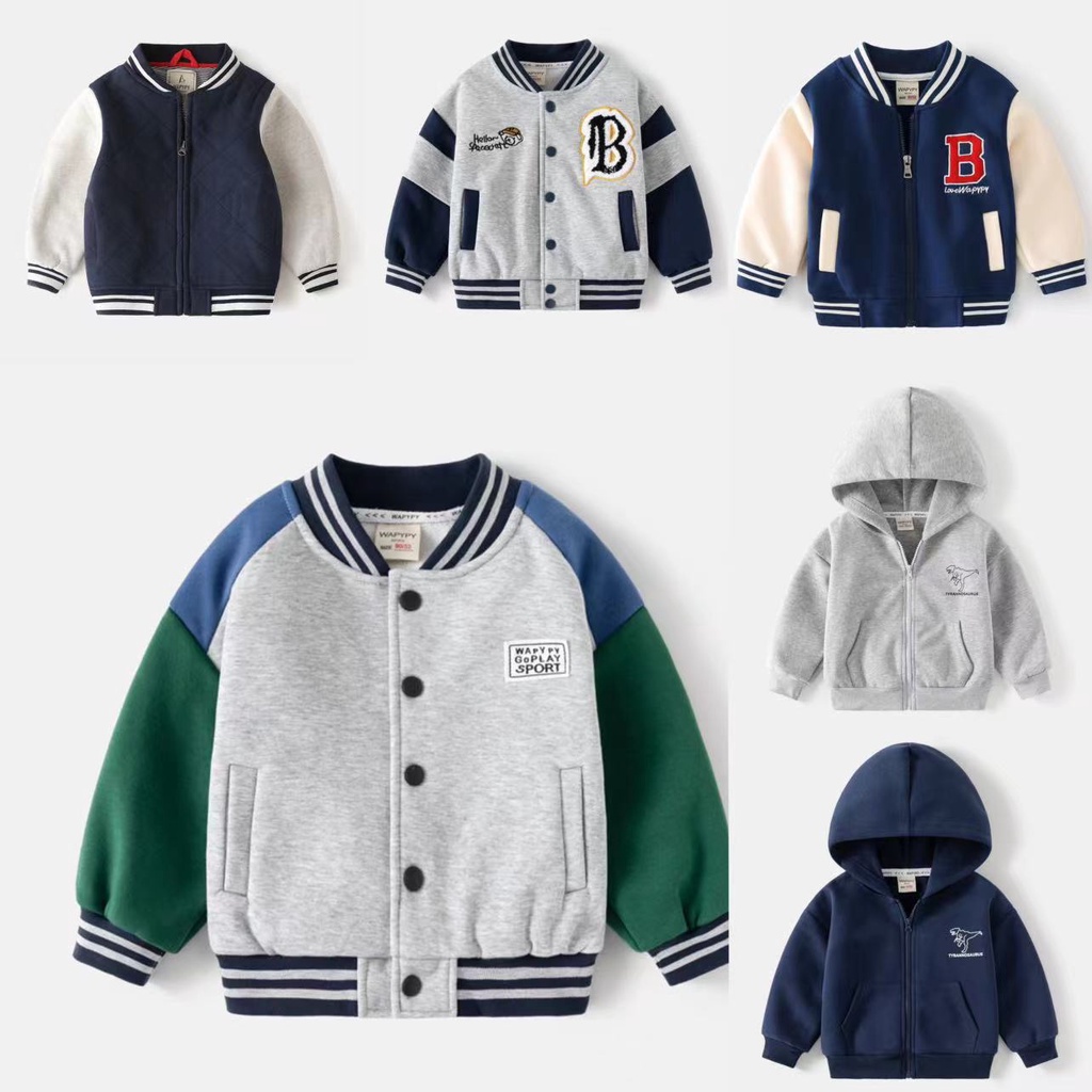 Roupas infantis Tops jaquetas infantis versão coreana roupas infantis meninos moletom com capuz bebê