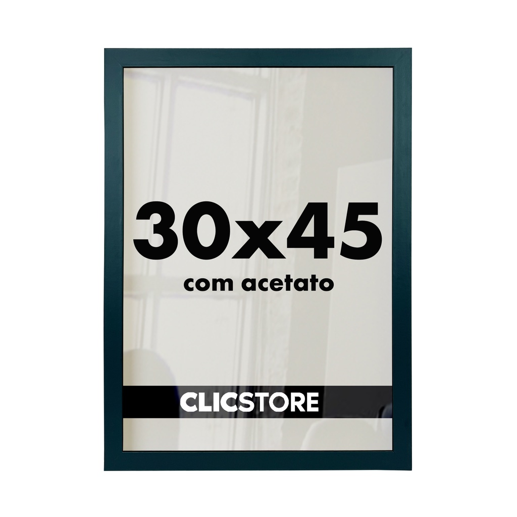 Moldura 30x45Cm Com Acetato e Fundo  Para Quadros Diplomas Certificados Fotos em Oferta na Shopee
