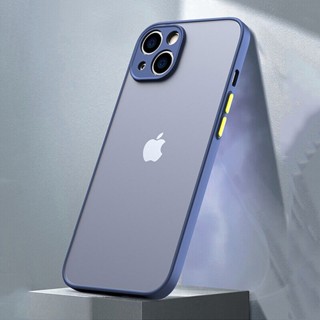 Estojo Translúcido Fosco , Proteção Para Lentes , À Prova De Choque , iPhone 15,14 , 13 , 12 , 11 Pro Max 12 Mini , XR , XS , X , 7 , 8 , 15 Plus , 6 S , SE 2 , 3