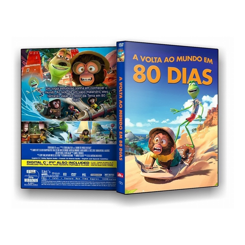Dvd A Volta Ao Mundo Em 80 Dias  (dubl E Leg)