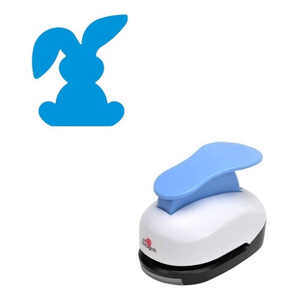 Furador Scrapbook Papel E Eva Extra Gigante Coelho (Coelhinho da Páscoa) 4cm