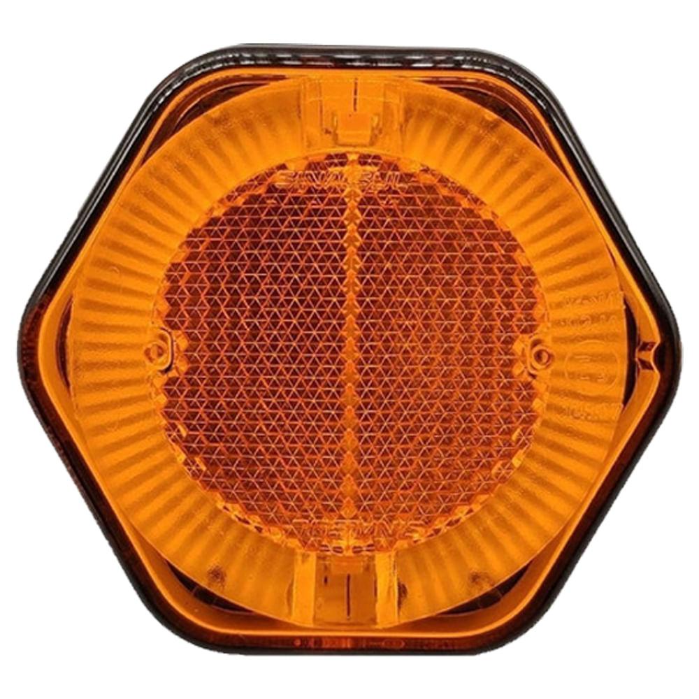 Lanterna Lateral Led Amarelo 12/24V C/Guia Luz P/Caminhão - Spare Parts and Accessories for Vehicles
