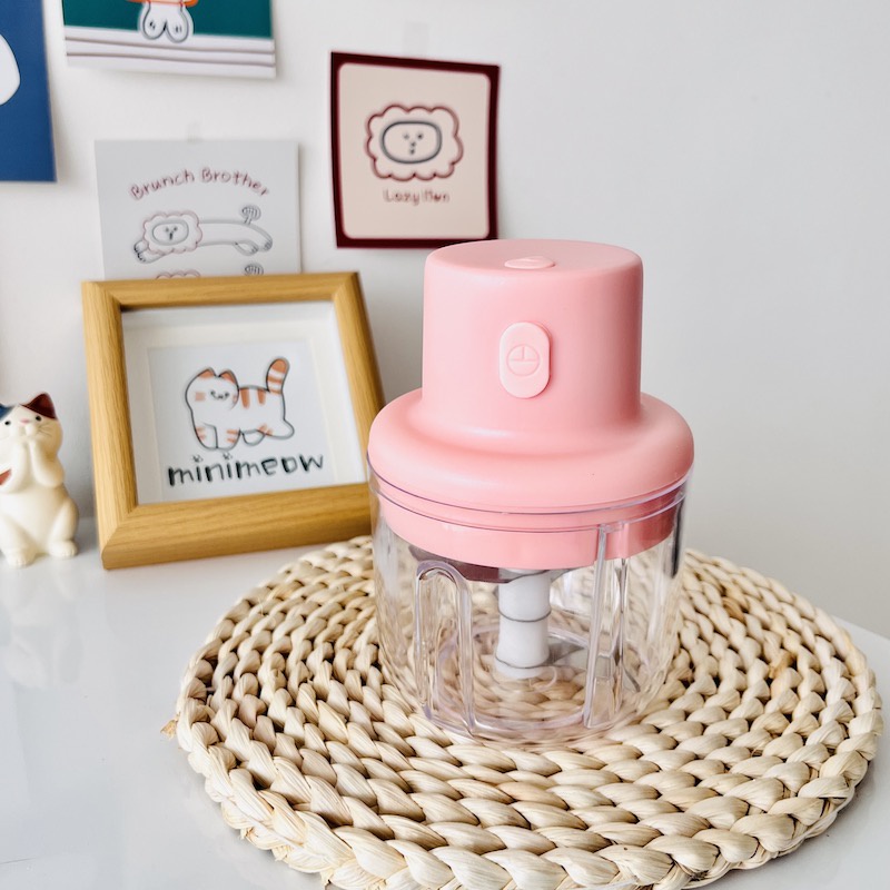 Mini Picador De Alimentos eEétrico 3 lâminas 250 ml Alho em Oferta na Shopee